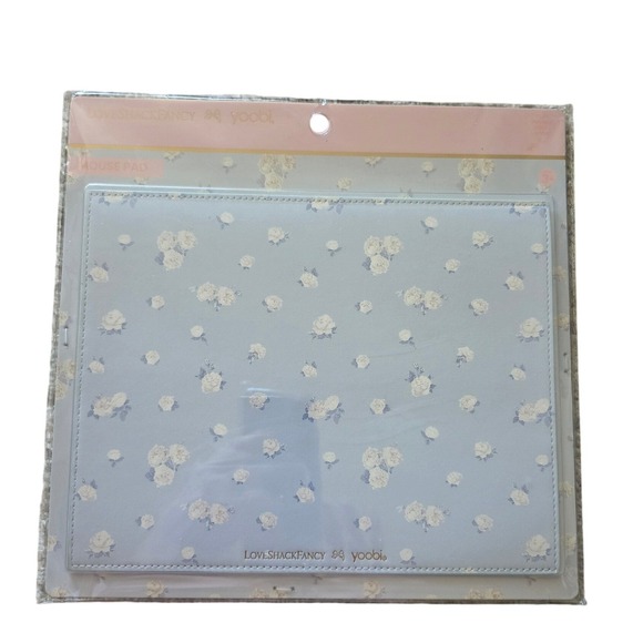 LoveShackFancy x Yoobi Other - LoveShackFancy Yoobi Mouse Pad OS‎ Blue New Floral Rose Cottagecore Office